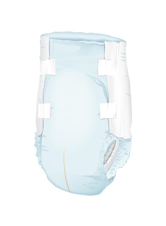 Presto! Presto Ultimate Incontinence Briefs with Tabs, Large (45"- 58" Waist) – Unisex Adult Diapers - MoistureLock Dual Core & OdorSecure Technology for Comfort & Protection – Blue, 18 Count (Pack of 1) - Image 2